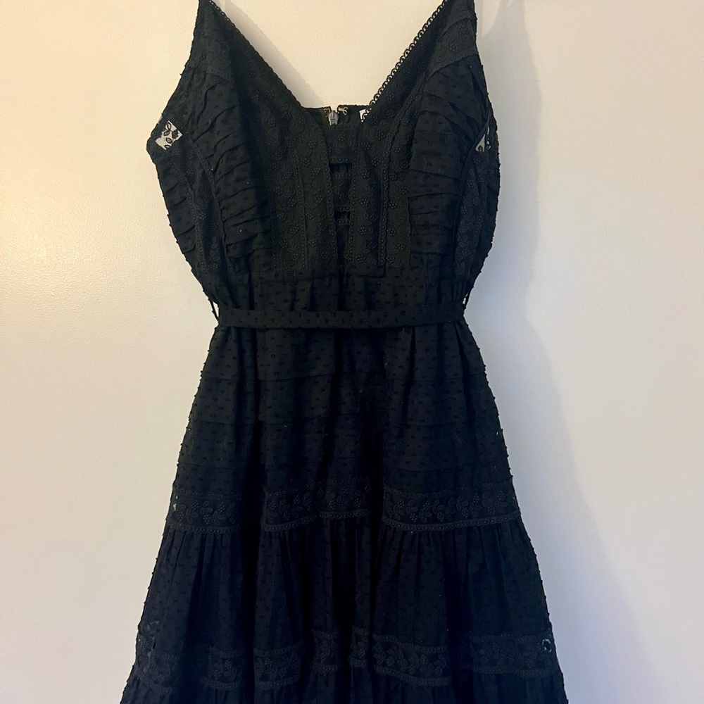 Zimmermann Black Mini Dress